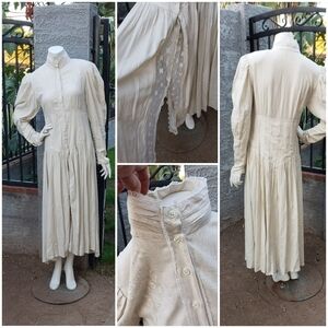 ❤❤❤❤RARE 70s Vintage Edwardian Dress‎